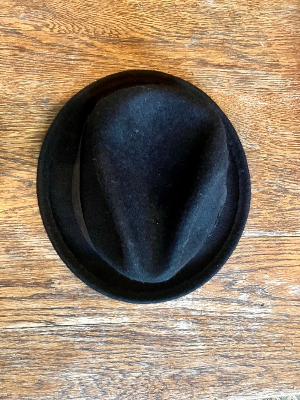 Brixton Black Wool Fedora Hat Boho Stylish Unisex Size X Small 53 Cm 21 Inches